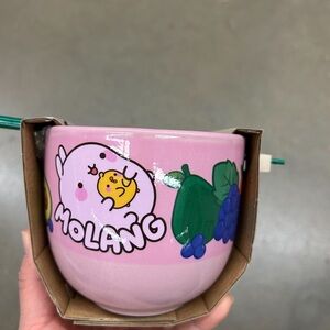 NWT Molang Ramem bowl set